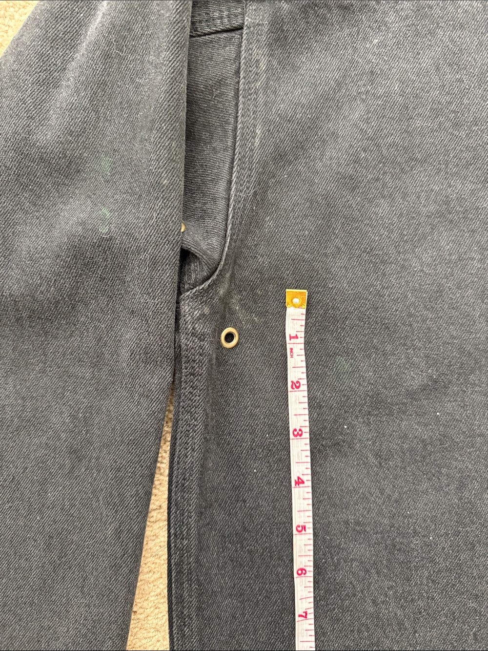 Vintage AMI Men's Black Cotton Field Jacket // M // Y2K - Picture 11 of 15